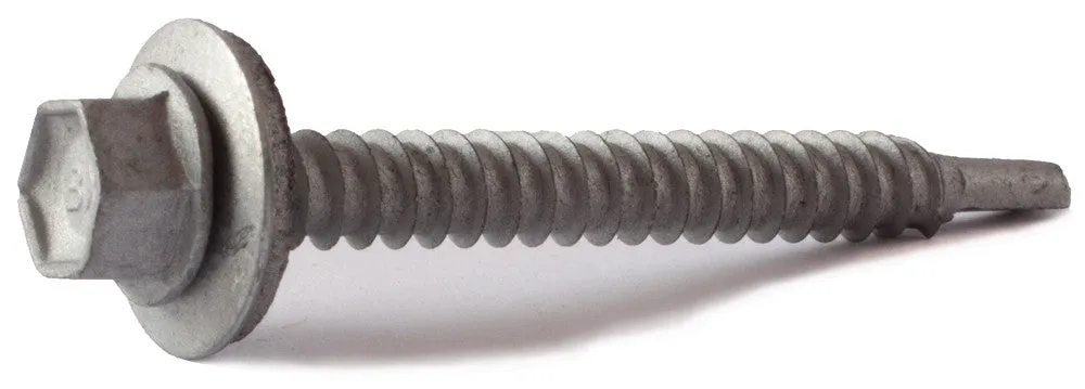 12-14 x 2 Hex Washer Head TEKS® Self Drilling Screw (T3) Climaseal® w/ Bonded Washer