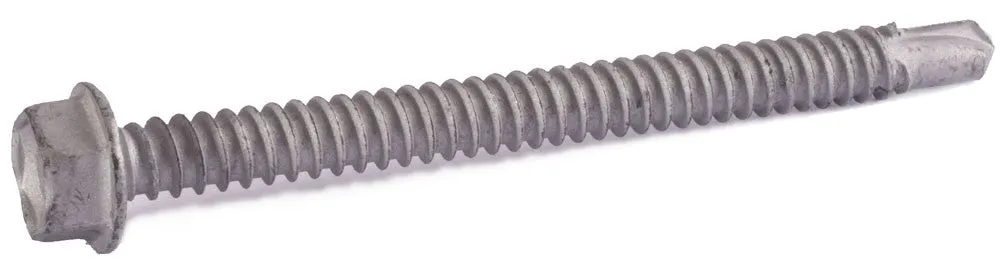 1/4-14 x 1 Hex Washer Head TEKS® Self Drilling Screw (T3) Climaseal®