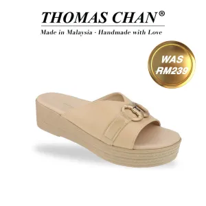 [Add to Cart RM129] Minimalist Buckle Flatform Sandals 2"inch [Cushioned Footbed Series]