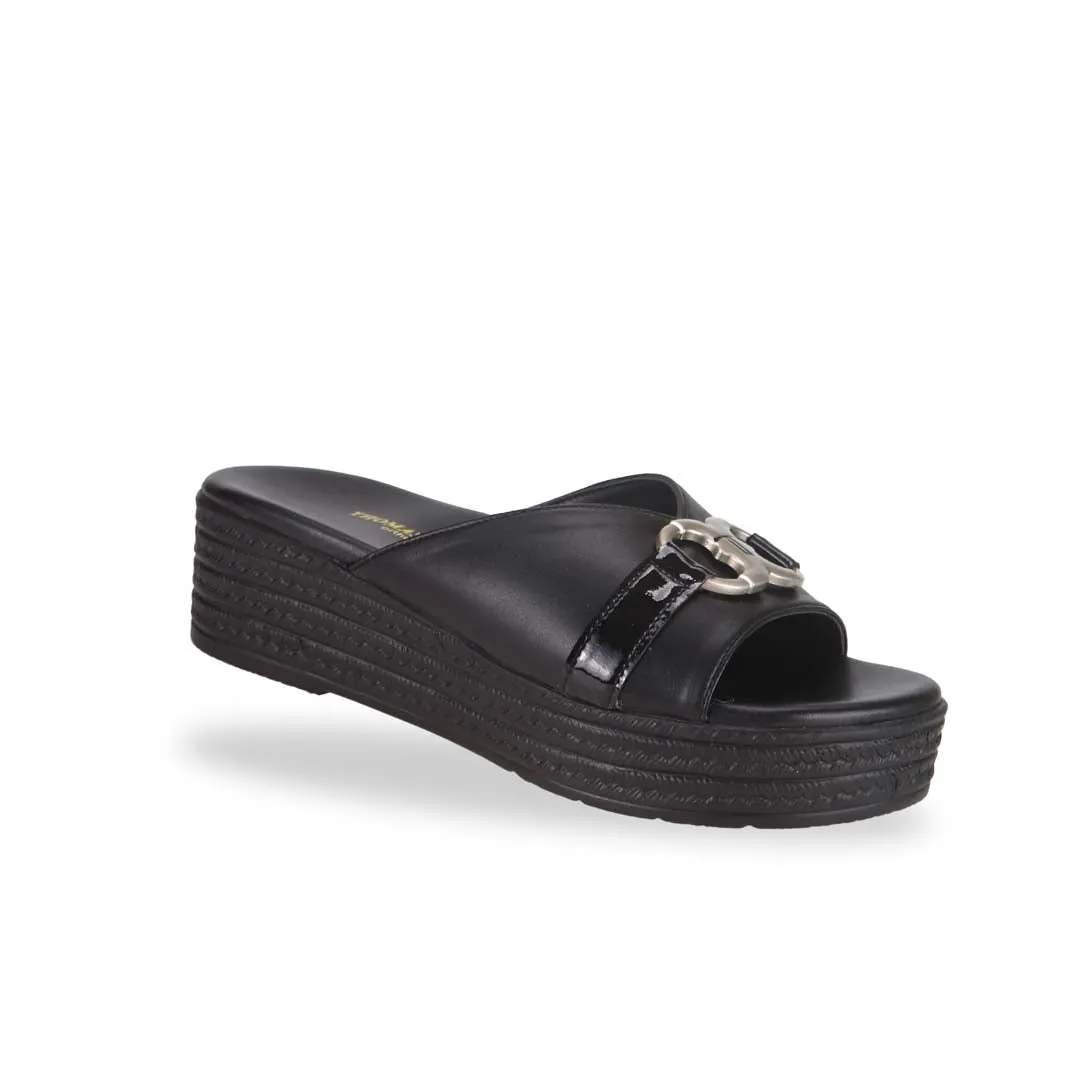 [Add to Cart RM129] Minimalist Buckle Flatform Sandals 2"inch [Cushioned Footbed Series]
