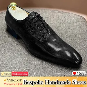 Business Wedding Banquet Dress Men's Leather Shoes