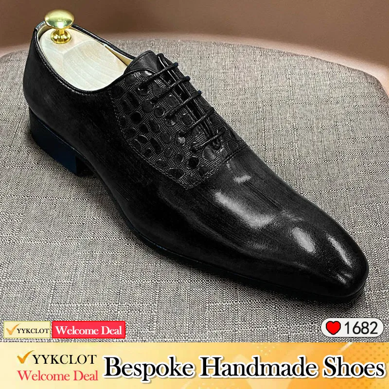 Business Wedding Banquet Dress Men's Leather Shoes