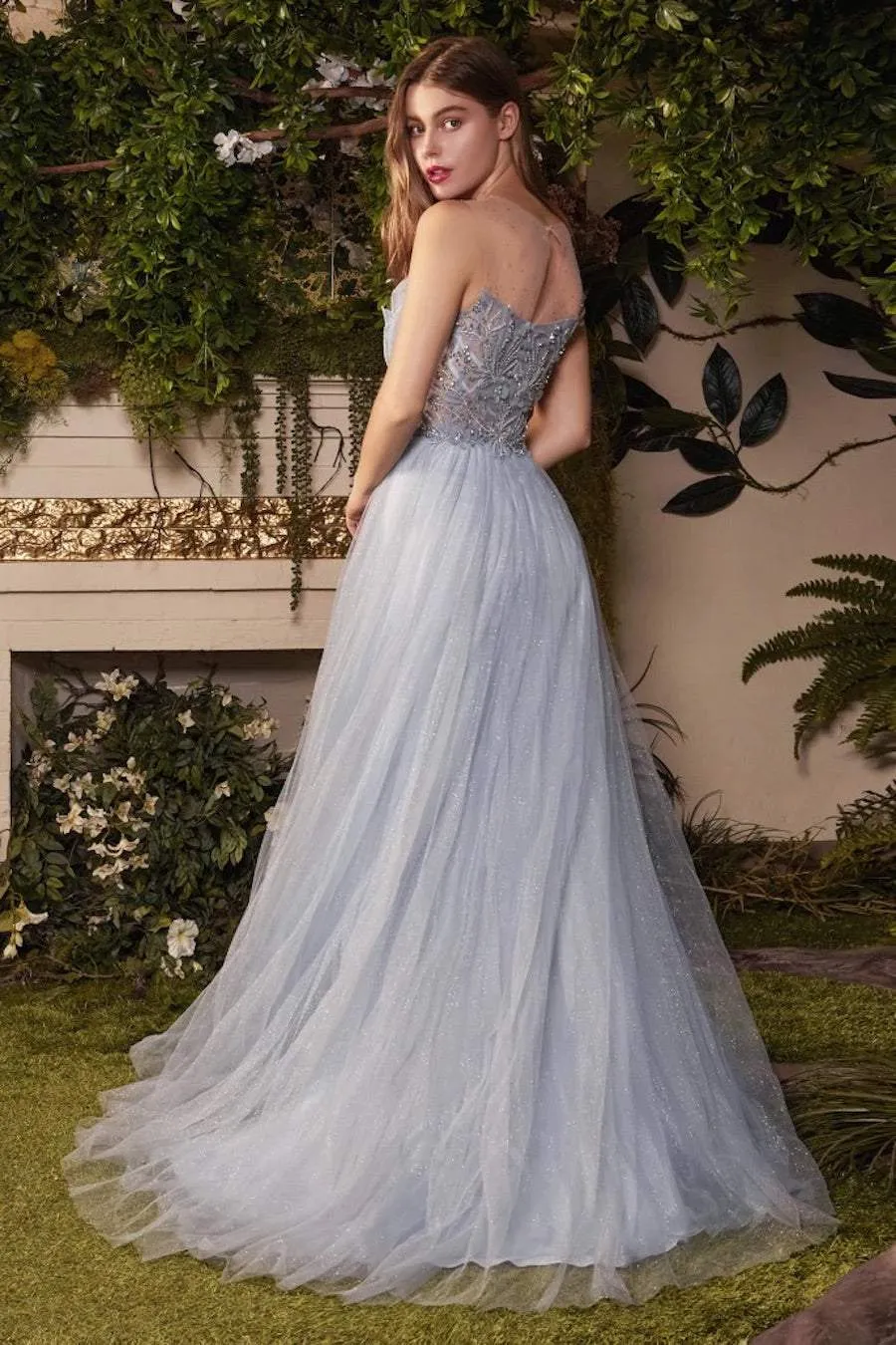 Calabro Blue Evening Dress