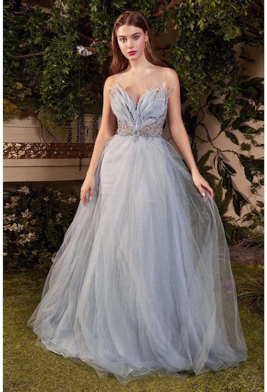 Calabro Blue Evening Dress