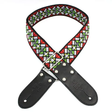 DSL Guitar Strap Jacquard Weave Haze Red JAC20