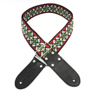DSL Guitar Strap Jacquard Weave Haze Red JAC20