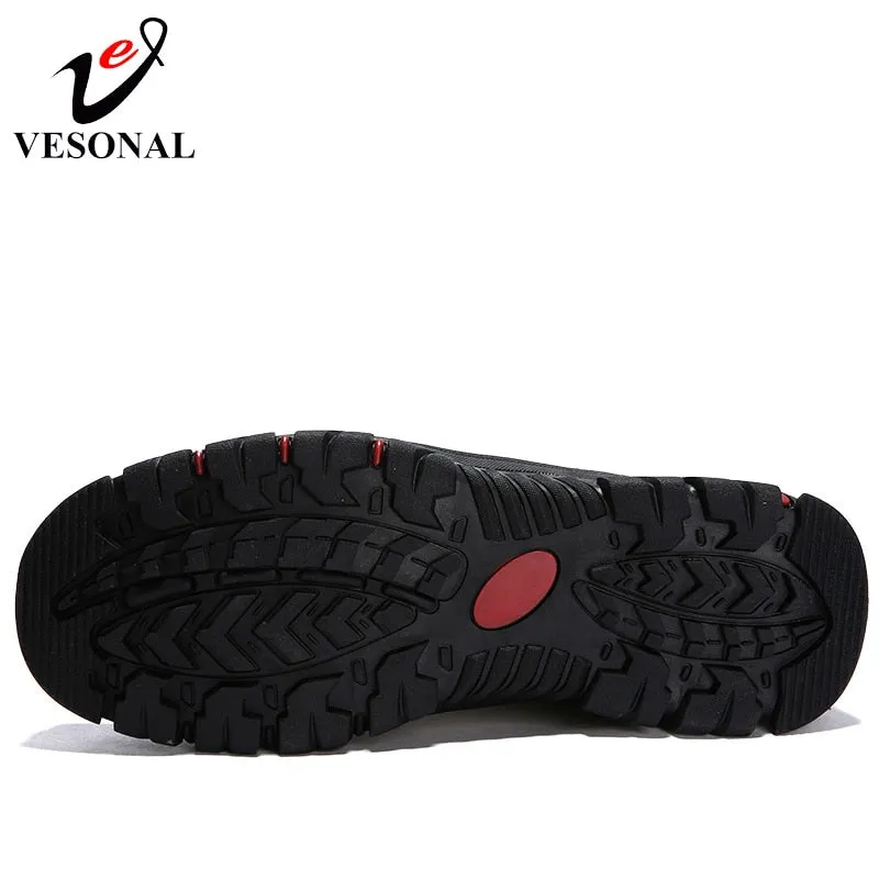 Genuine Leather Walking Casual Male Shoes For Men Sneakers