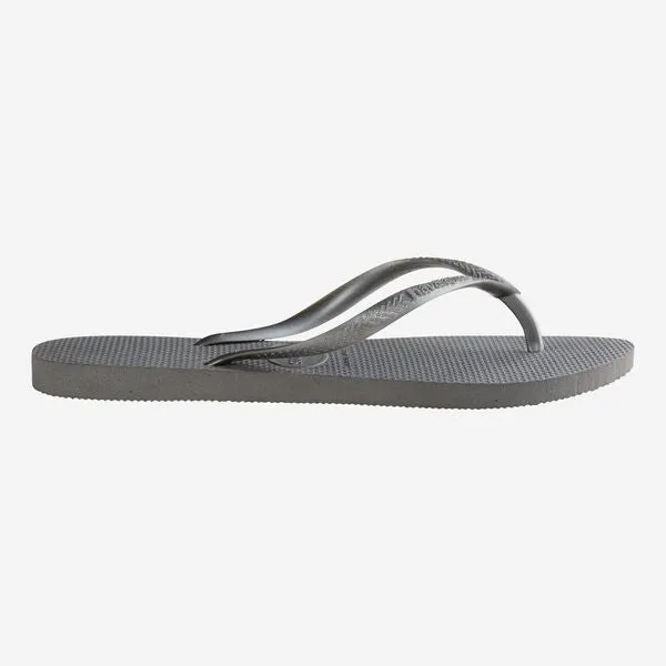 Havaianas Slim Strap Women's Flip Flops - Grey