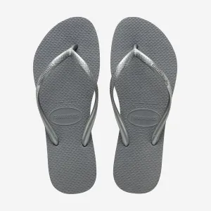 Havaianas Slim Strap Women's Flip Flops - Grey