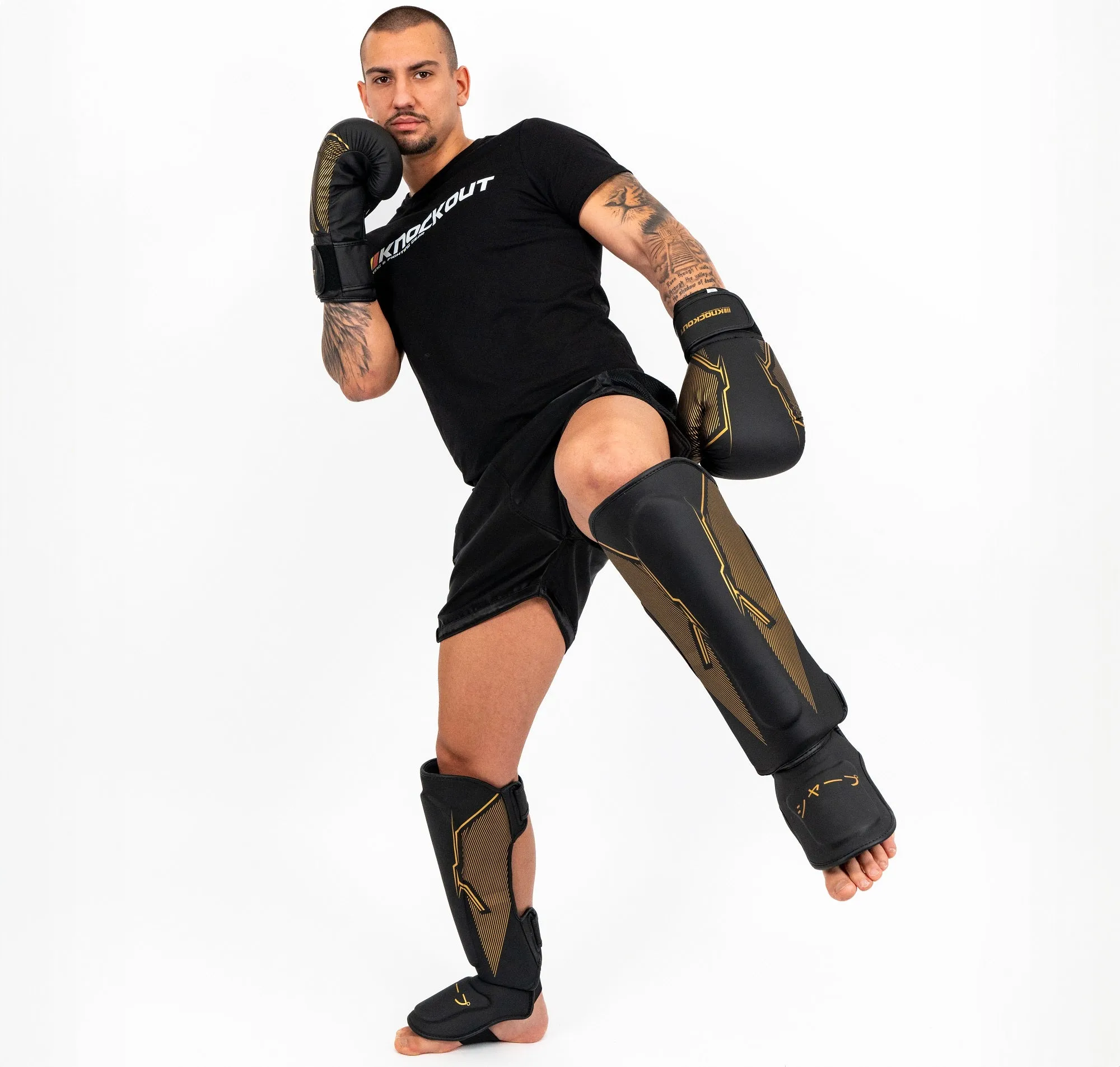 Knockout Sharp Kickbox Shin Guards