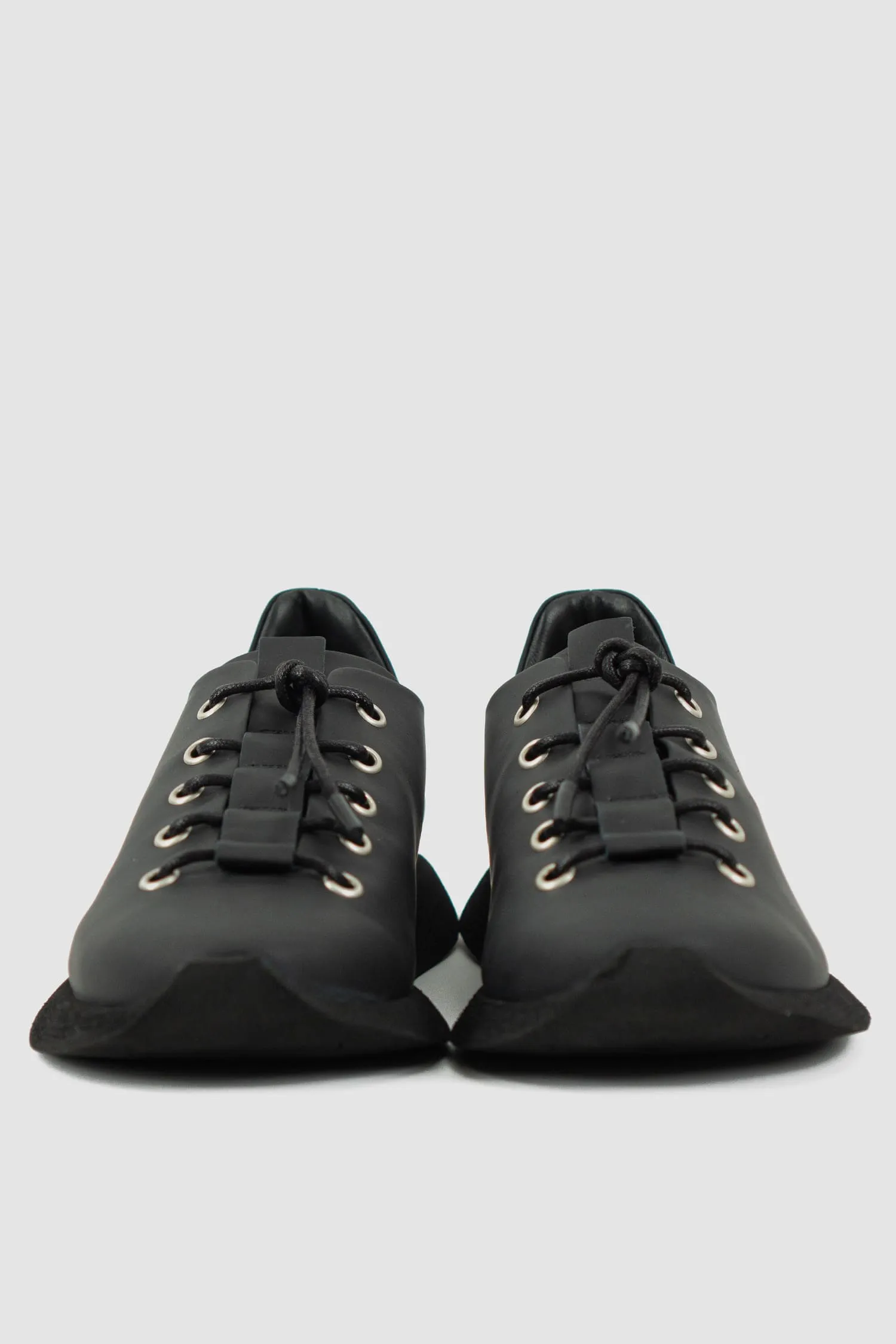 Matte Calf Leather Low Top Sneaker