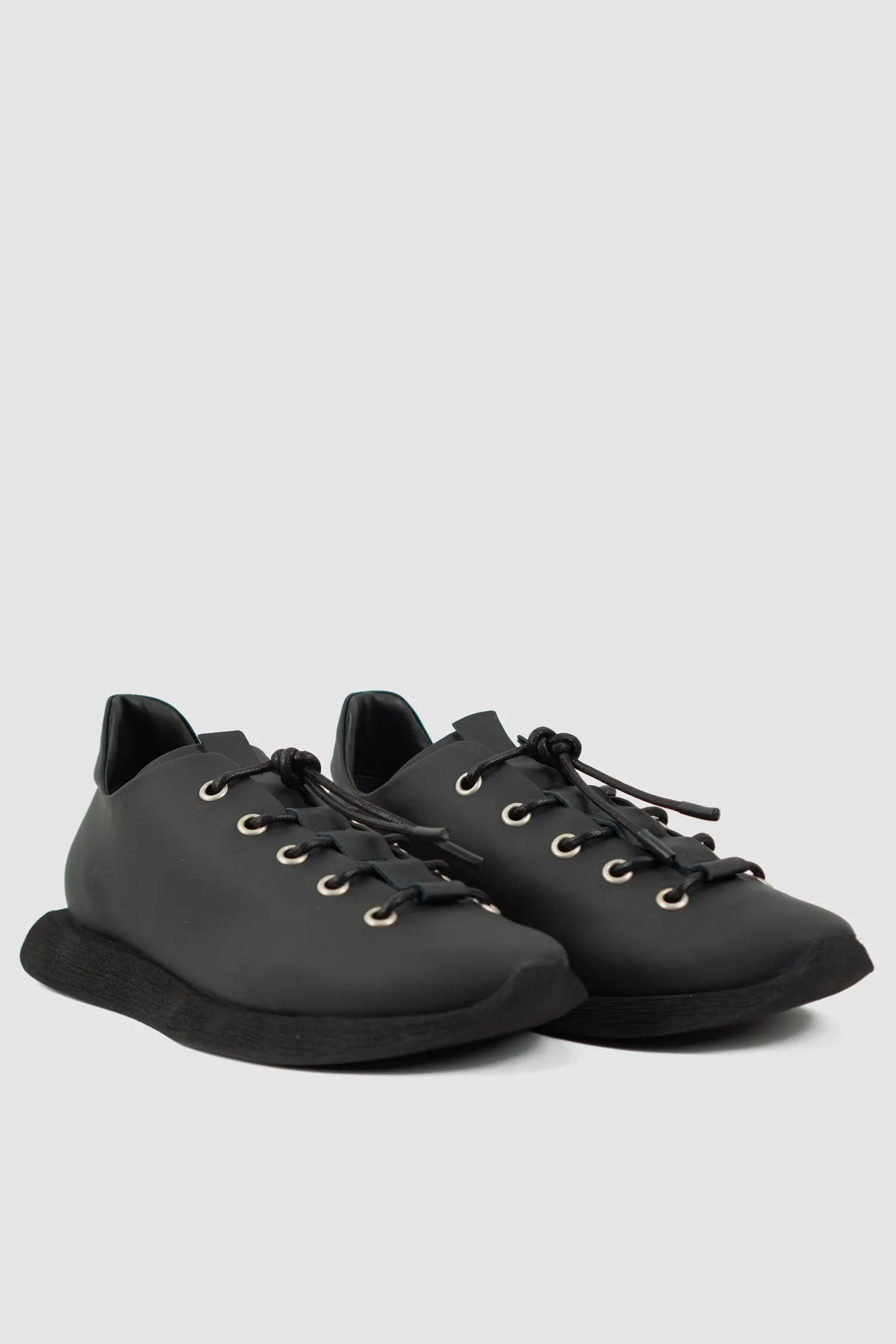 Matte Calf Leather Low Top Sneaker