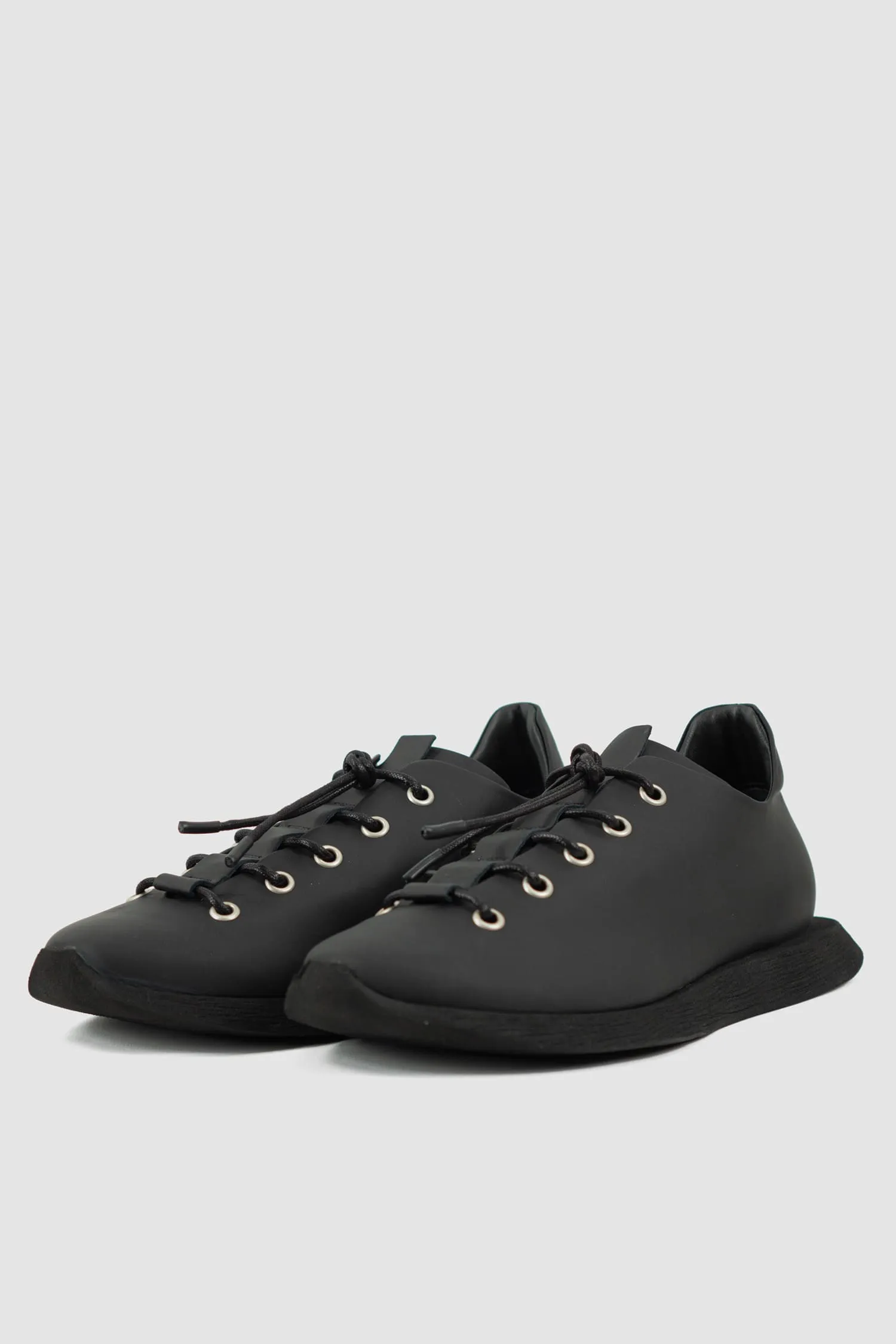 Matte Calf Leather Low Top Sneaker