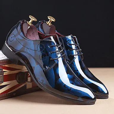 Men's Leather Spring Fall Comfort Oxfords shoe