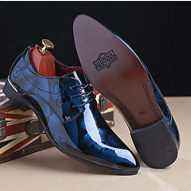 Men's Leather Spring Fall Comfort Oxfords shoe