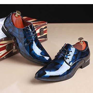 Men's Leather Spring Fall Comfort Oxfords shoe