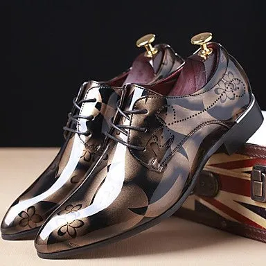 Men's Leather Spring Fall Comfort Oxfords shoe