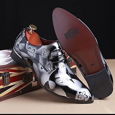 Men's Leather Spring Fall Comfort Oxfords shoe