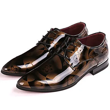 Men's Leather Spring Fall Comfort Oxfords shoe