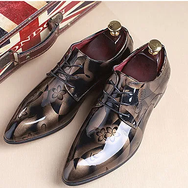 Men's Leather Spring Fall Comfort Oxfords shoe