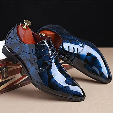 Men's Leather Spring Fall Comfort Oxfords shoe