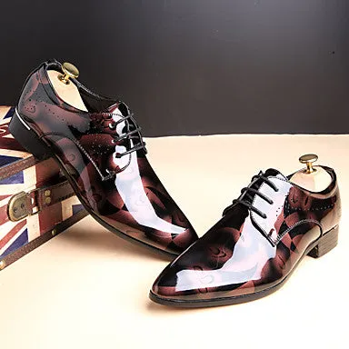 Men's Leather Spring Fall Comfort Oxfords shoe