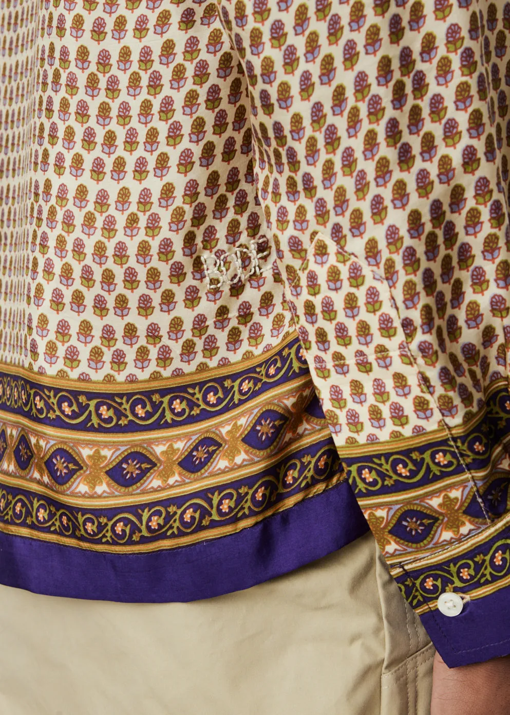 Micro Fleur Long Sleeve Shirt