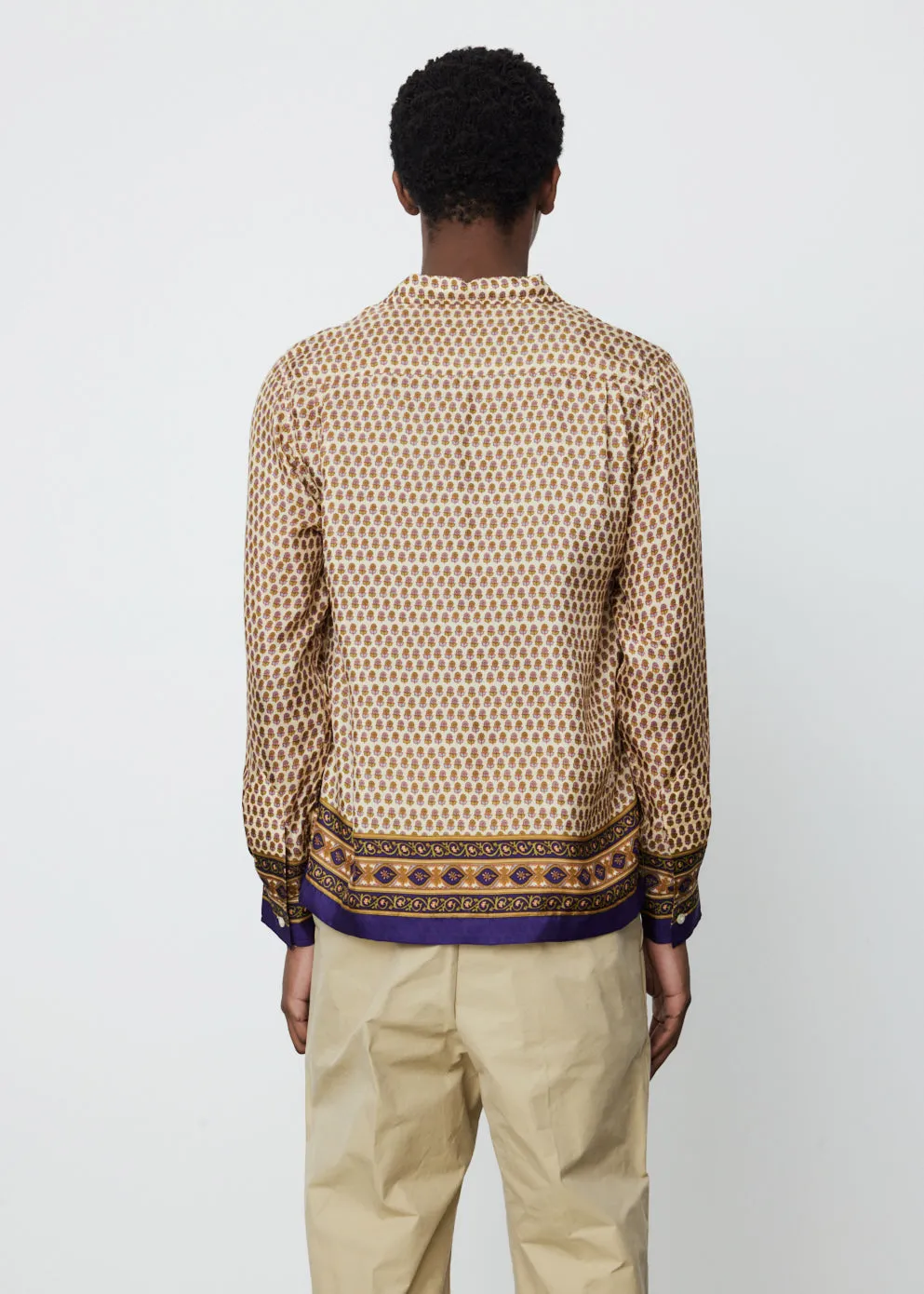 Micro Fleur Long Sleeve Shirt