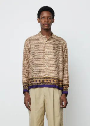 Micro Fleur Long Sleeve Shirt