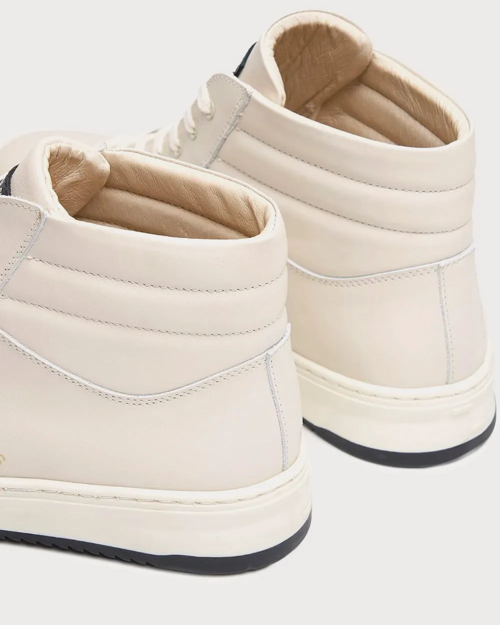 Mid Court Rado Off White High Top Sneakers