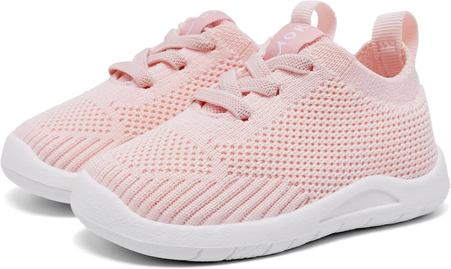 MORENDL Toddler Sneakers Baby Non-Slip Lightweight Breathable Barefoot Shoes Infant Tennis Walking Shoes