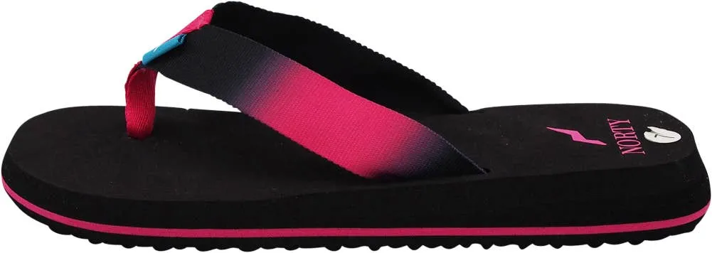 NORTY Womens 5-10 Back/Fuchsia Ombre Sandal 15407