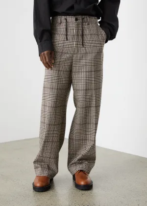 Perto Check Wool Pants