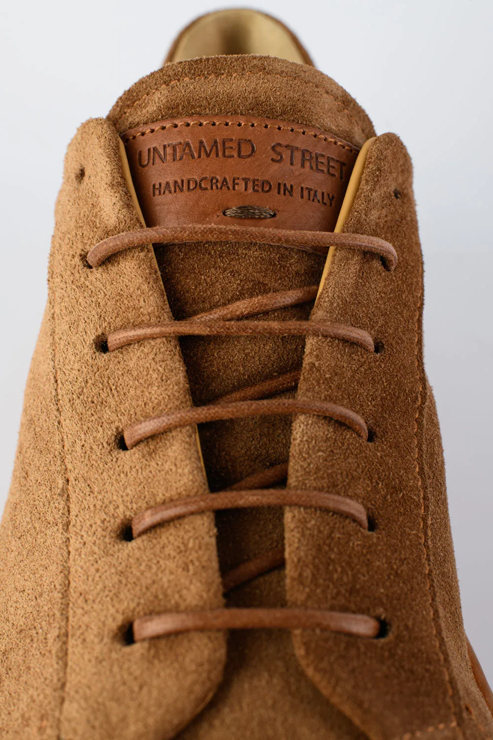 PUTNEY toasted-barley suede sneakers.