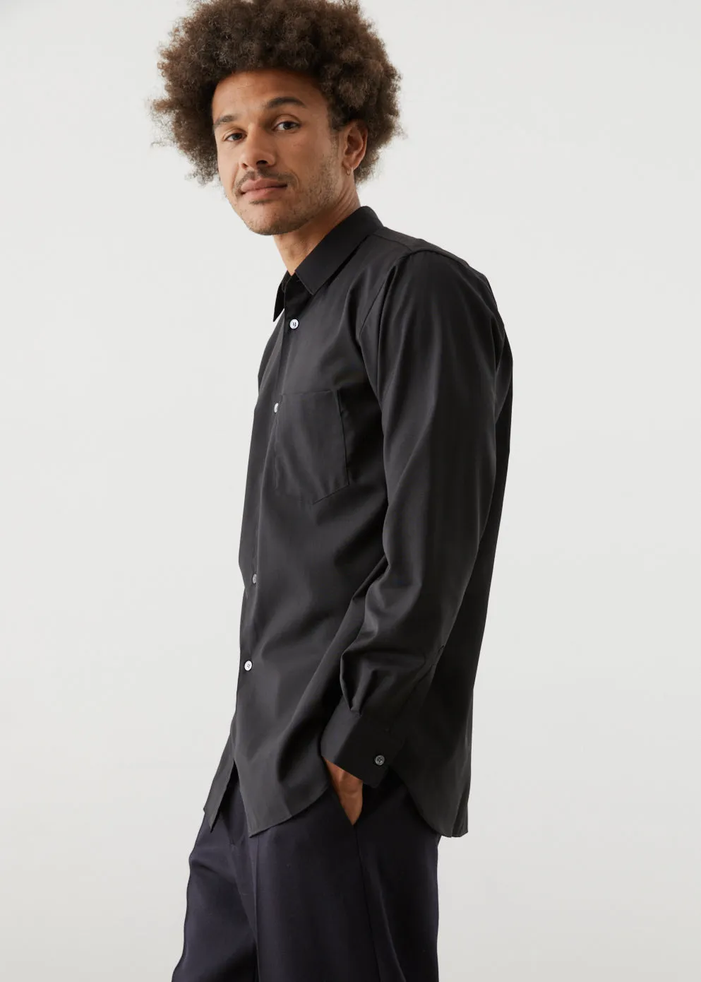 Relaxed Wool Shirt
