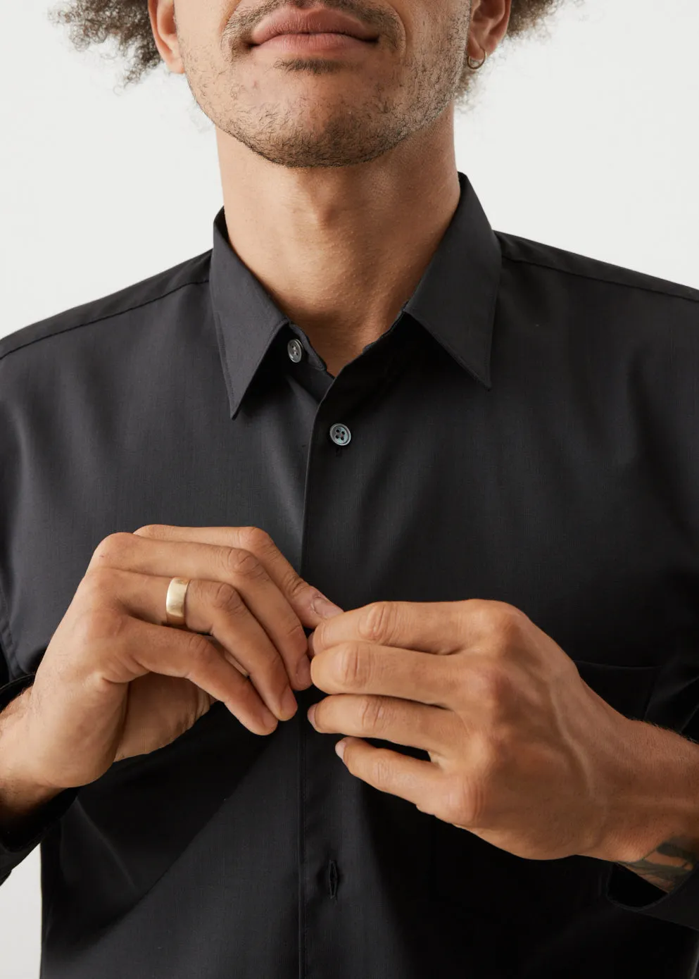 Relaxed Wool Shirt