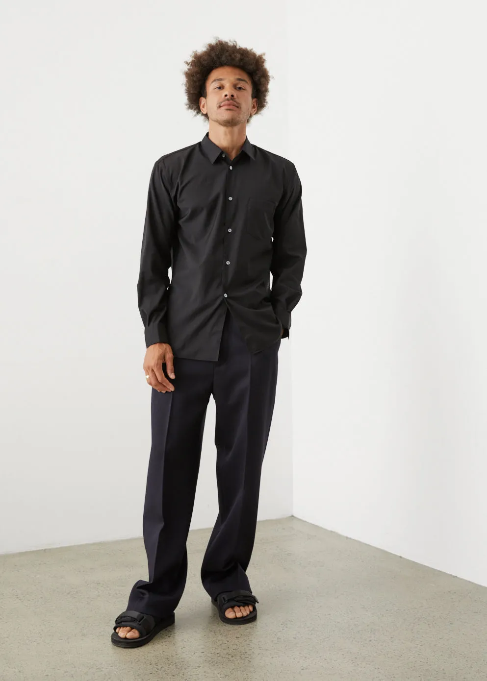 Relaxed Wool Shirt