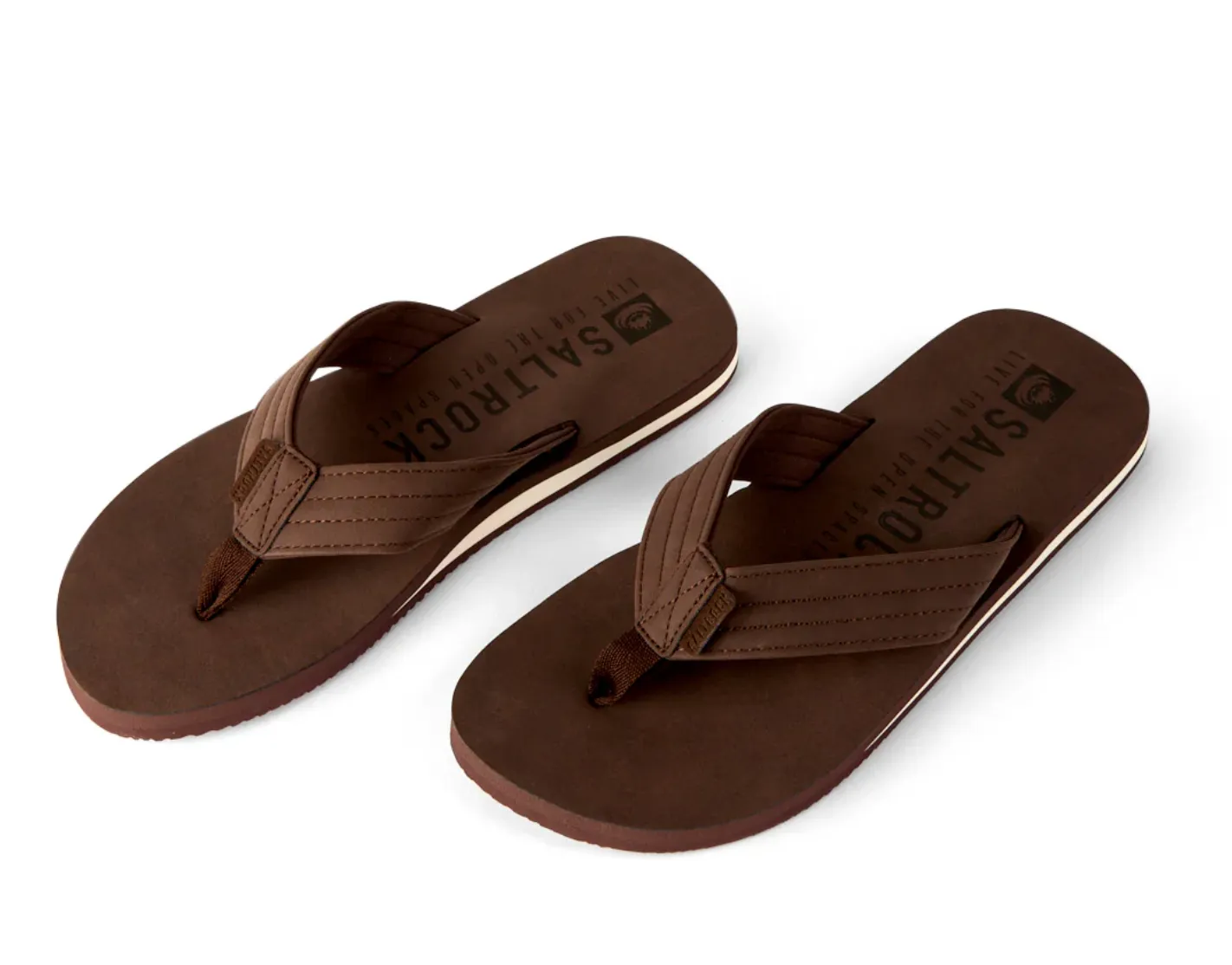SALTROCK Keanu - Mens Flip Flops - Brown