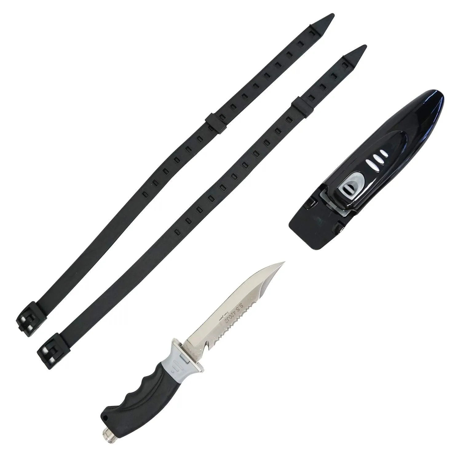 Spearfishing Heavy Duty Ultra Sharp 11" Japanese Steel Dive Knife