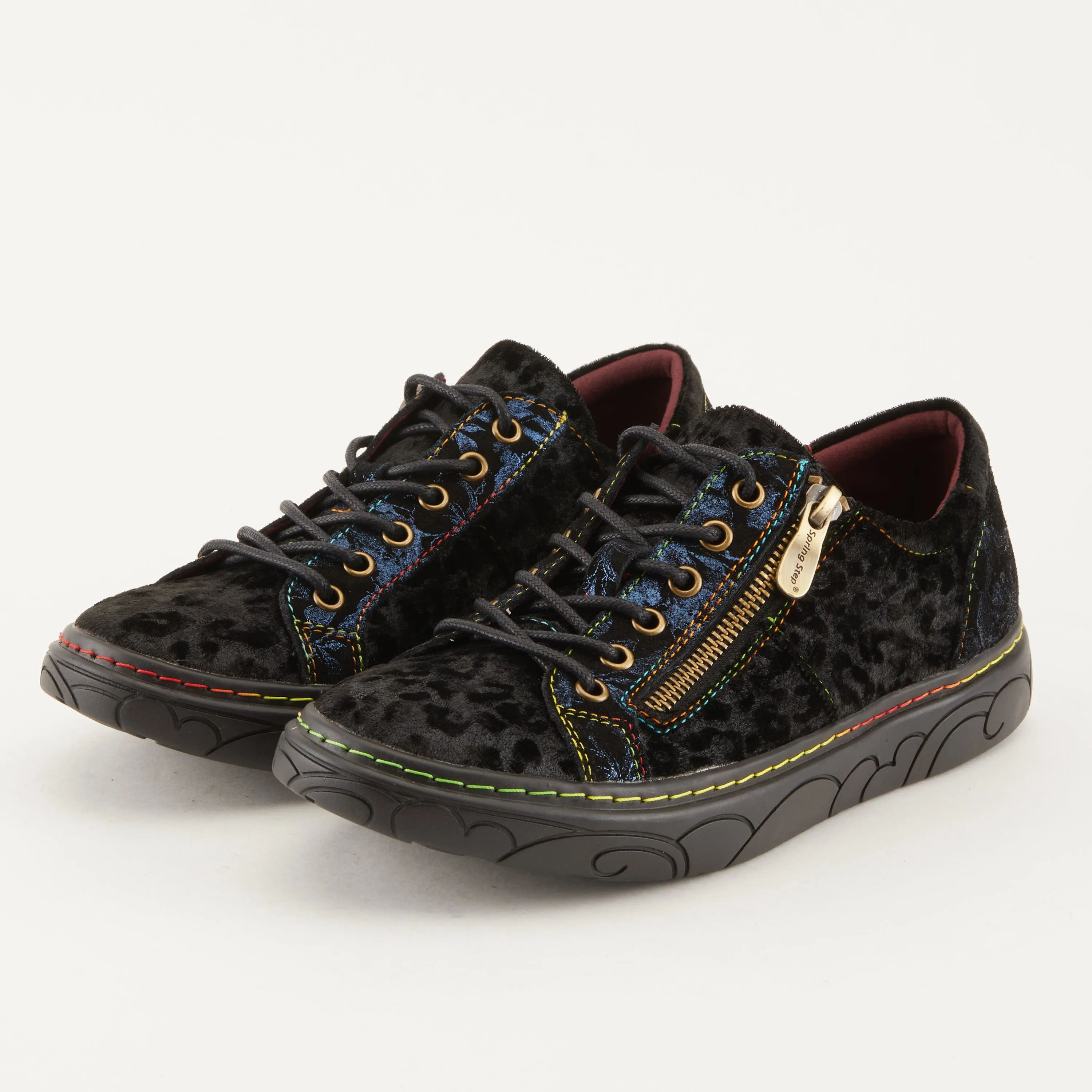 Spring Step Shoes L'Artiste Danli Cheeta Women’s Leather Animal Sneakers