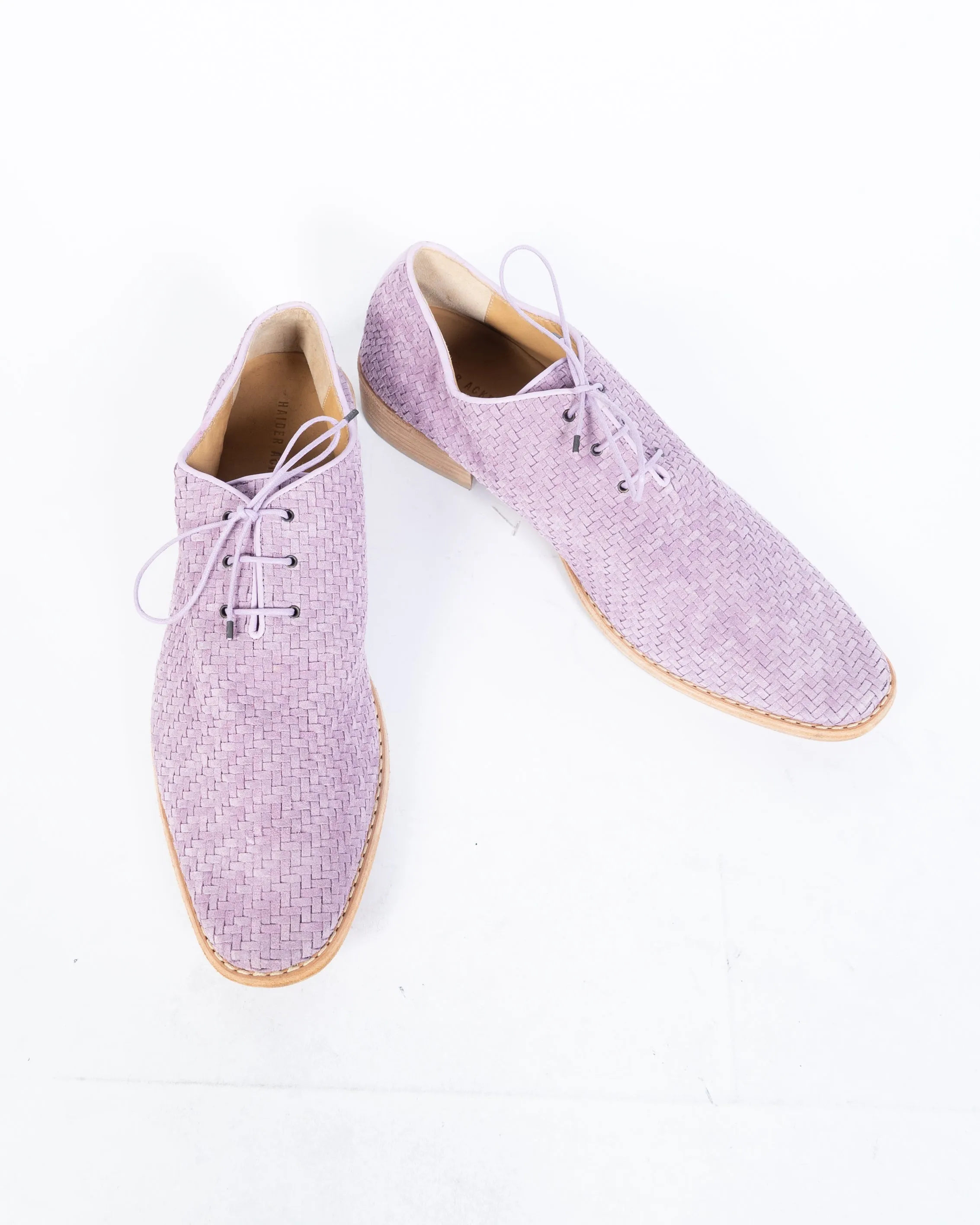 SS18 Woven Derbies Purple