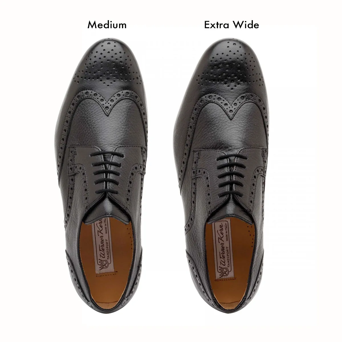 Werner Kern-Mens: Saxony Classic - Rosine | Dasher Black | 1.0" Standard Heel