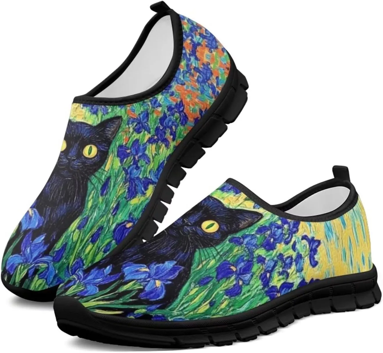 Women's Slip On Walking Shoes Fashion Casual Loafers Lightweight Travel Shoes